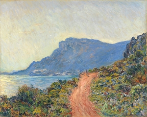La Corniche near Monaco [1884] by Claude Monet [1840–1926]